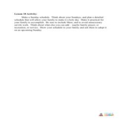 The 2nd and 3rd Commandments of God - Activity - Grade 3-5